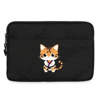 Chatons de karaté - Sacoche pour ordinateur portable 13 pouces - noir - Devant