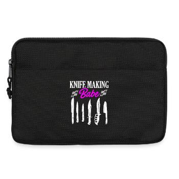 Knife Making Babe Knives Design - Laptop bag 13" - black - Front