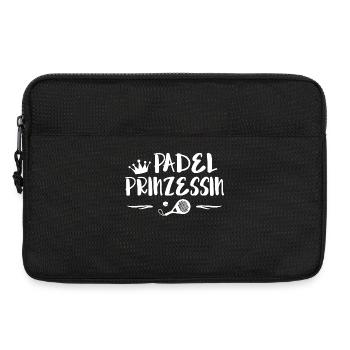 Padel Spieler Padelspiel Statement Rückschlag - Laptoptasche 13" - Schwarz - Vorne