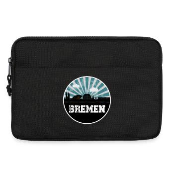 L’heure bleue de l’horizon de Brême - Sacoche pour ordinateur portable 13 pouces - noir - Devant