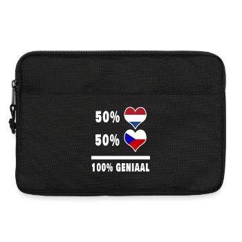 Tschechien und Niederlande 100% Genius Vl - Laptoptasche 13" - Schwarz - Vorne