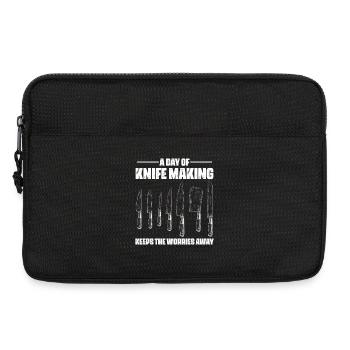 Knife Making Knife Maker Design - Laptop bag 13" - black - Front