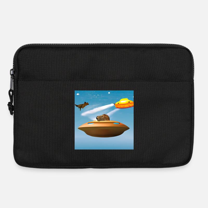 UFO-Kappen - Laptoptasche 13" - Schwarz