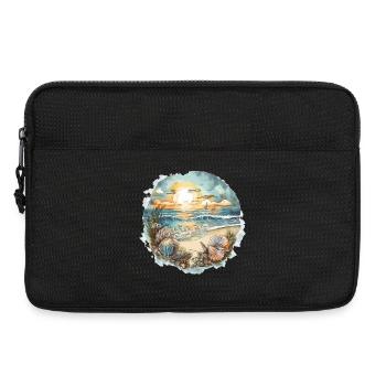 Strandtraum - Laptoptasche 13" - Schwarz - Vorne