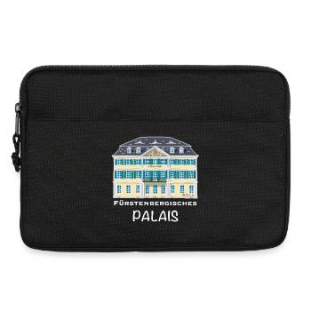 Bonn, Fürstenbergisches Palais,  handgezeichnet - Laptoptasche 13" - Schwarz - Vorne