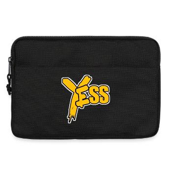 YES Jaune Pop Comic - Sacoche pour ordinateur portable 13 pouces - noir - Devant