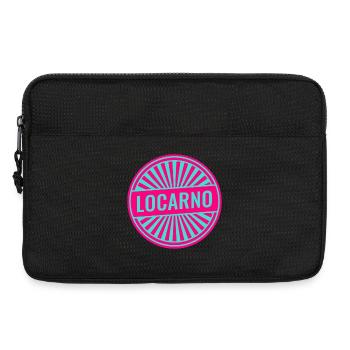 Locarno Neon Rundstempel - Laptoptasche 13" - Schwarz - Vorne