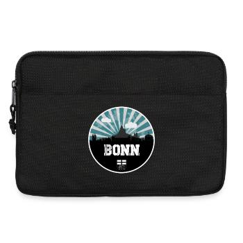 Bonn Skyline Blue Hour - Laptop bag 13" - black - Front