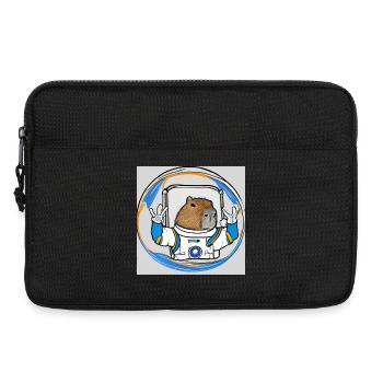 Astro caps - Laptop bag 13" - black - Front