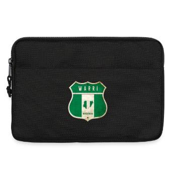 Design du drapeau du Nigéria de Warri - Sacoche pour ordinateur portable 13 pouces - noir - Devant