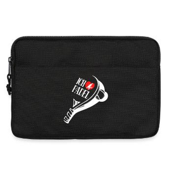 Herz Ich Liebe Padel Statement Spieler Training - Laptoptasche 13" - Schwarz - Vorne
