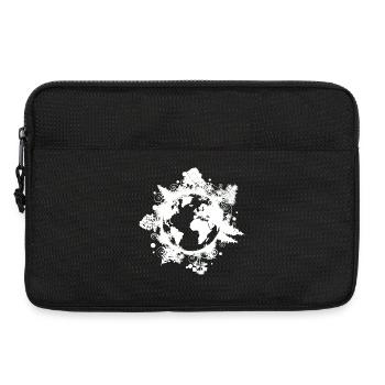 Planet Earth, Trees, Climate Protection, Environment - Laptop bag 13" - black - Front