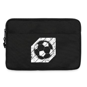 Croquis de football - Sacoche pour ordinateur portable 13 pouces - noir - Devant