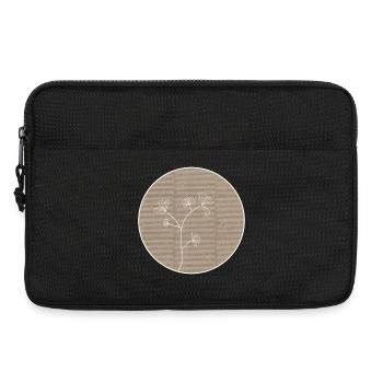 Zierblume - Laptoptasche 13" - Schwarz - Vorne