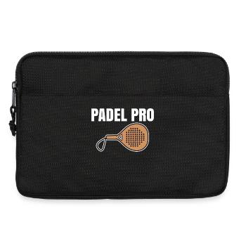 Sportart Spruch Spieler Padel Schläger Padelspiel - Laptoptasche 13" - Schwarz - Vorne