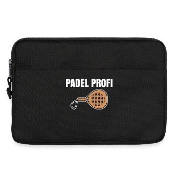 Déclaration du joueur de Padel de raquette Jeux de padel Sports - Sacoche pour ordinateur portable 13 pouces - noir - Devant