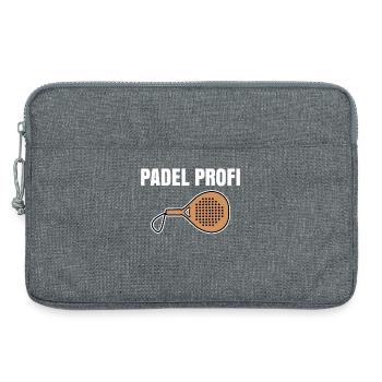 Racket Padel Player Statement Padel Game Sports - Laptop bag 13" - heather grey - Front