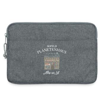 Alfeld Leine, Planetenhaus, Alles im Lot - Laptoptasche 13" - Grau meliert - Vorne