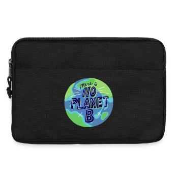 kein Planet B, Mutter Natur, Planet Erde - Laptoptasche 13" - Schwarz - Vorne