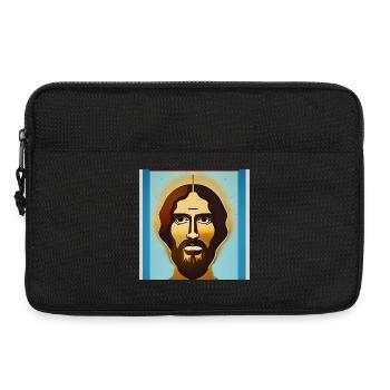 HaloJesus Stil-Porträt - Laptop bag 13" - black - Front