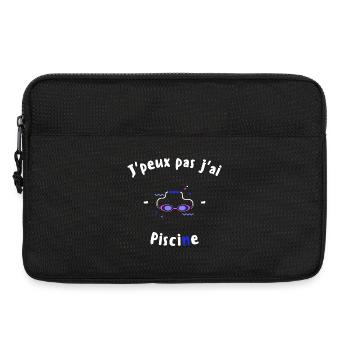 J peux pas j ai Piscine - Sacoche pour ordinateur portable 13 pouces - noir - Devant