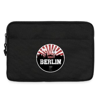 Berlin Skyline Heimspiel - Laptoptasche 13" - Schwarz - Vorne