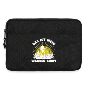 Wandern Statement Bergsteigen Klettern Statement - Laptoptasche 13" - Schwarz - Vorne