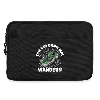 Wanderer Wandern Statement Klettern Naturliebhaber - Laptoptasche 13" - Schwarz - Vorne