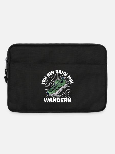 Wanderer Wandern Statement Klettern Naturliebhaber - Laptoptasche 13" - Schwarz