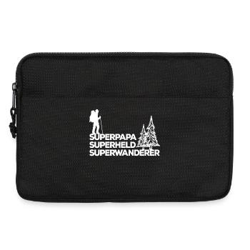 Bergwanderung Wandern Statement Wanderer Klettern - Laptoptasche 13" - Schwarz - Vorne