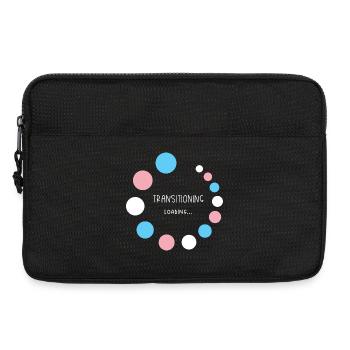 Pride Month - Transitioning... Loading - Laptop bag 13" - black - Front