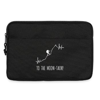 Wanderer Wanderung Bergwandern Wandern Statement - Laptoptasche 13" - Schwarz - Vorne