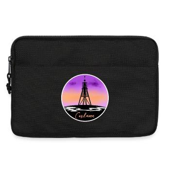 Cuxhaven Fine Skyline - Laptoptasche 13" - Schwarz - Vorne