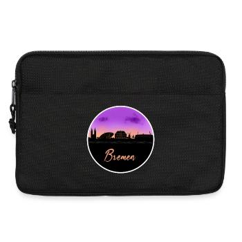 Belle ligne d’horizon de Brême - Sacoche pour ordinateur portable 13 pouces - noir - Devant