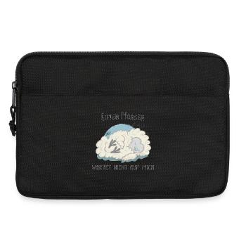 Lioba Seidenhuhn, Schlafen - Laptoptasche 13" - Schwarz - Vorne