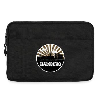 Hamburg Skyline Home Game - Laptop bag 13" - black - Front