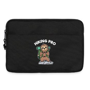 Wandern Wanderer Wanderung Statement Wanderwege - Laptoptasche 13" - Schwarz - Vorne