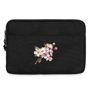 Pastel cherry blossoms - Laptop bag 13" - black - Front