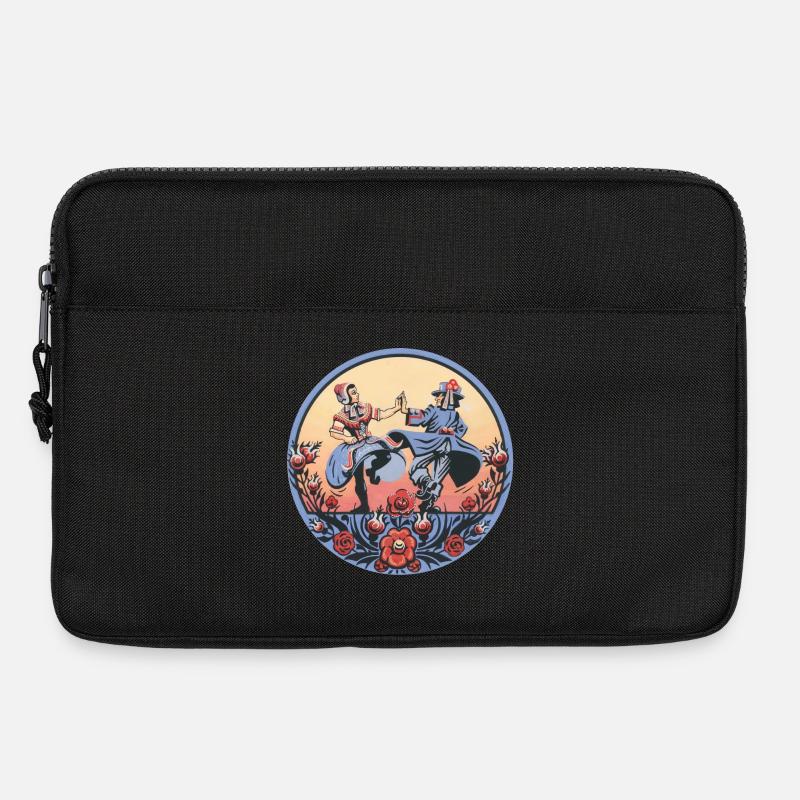 Sorbian Folklore – Dance Scene - Laptop bag 13" - black