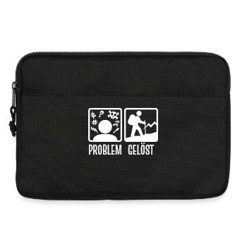 Wanderrouten Wandern Wanderer Wanderung Statement - Laptoptasche 13" - Schwarz - Vorne