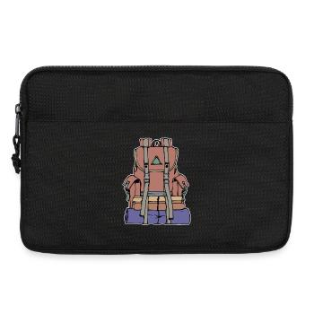 Hiking Hiking Routes Climbing Mountaineering Nature - Laptop bag 13" - black - Front