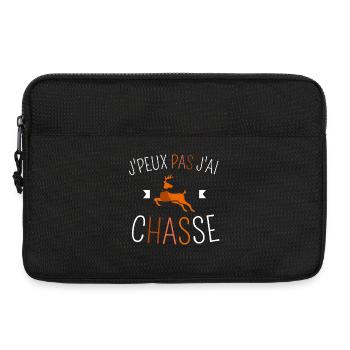 J peux pas j ai Chasse - Sacoche pour ordinateur portable 13 pouces - noir - Devant