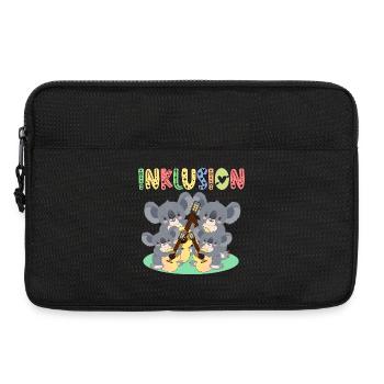 INKLUSION VIELFALT - GLEICHBERECHTIGUNG - FAMILIE - Laptoptasche 13" - Schwarz - Vorne