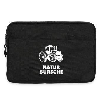 Landleben Statement Traktor Biobauer Landmaschinen - Laptoptasche 13" - Schwarz - Vorne