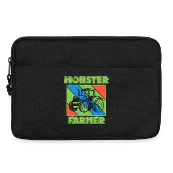 Bauernhof Landwirt Fahrzeug Statement Traktor - Laptoptasche 13" - Schwarz - Vorne