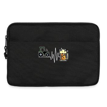 Farm Farmer Vehicle Tractor Statement - Laptop bag 13" - black - Front
