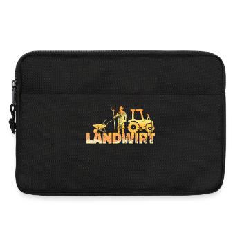 Landmaschinen Landwirt Statement Traktor Bauernhof - Laptoptasche 13" - Schwarz - Vorne