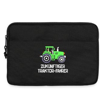 Landleben Fahrzeug Landwirt Traktor Statement - Laptoptasche 13" - Schwarz - Vorne