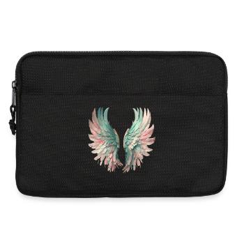 Ethereal Pastel Wings - Laptop bag 13" - black - Front