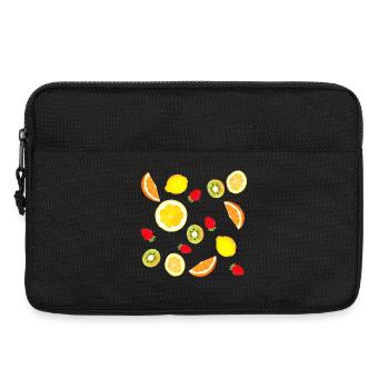 Assortment of fresh fruit - Laptop bag 13" - black - Front
